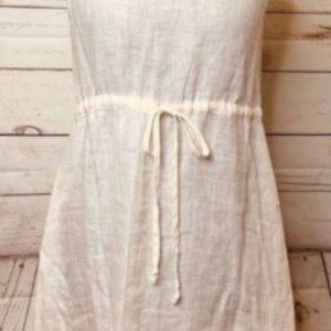 Flax Sz P 0/4 S Linen Tunic Gauze Dress